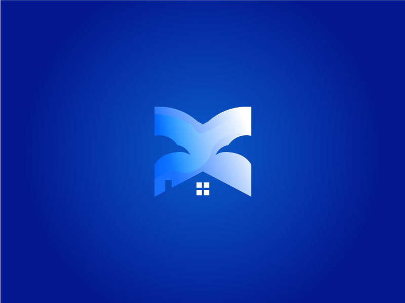Letter X logo app icon ux typography design ui branding eagle x logo eye logo eagle logo