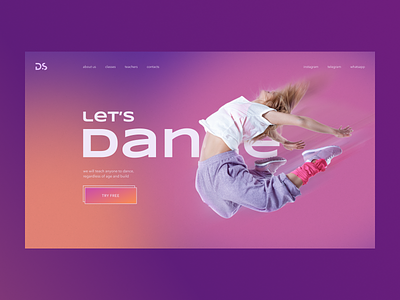 Dance Studio - Concept UI Design