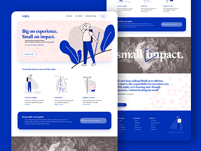 Simple landing page