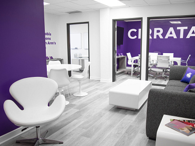 Cirrata Office art direction brand identity branding creative direction design interior design logo office office design