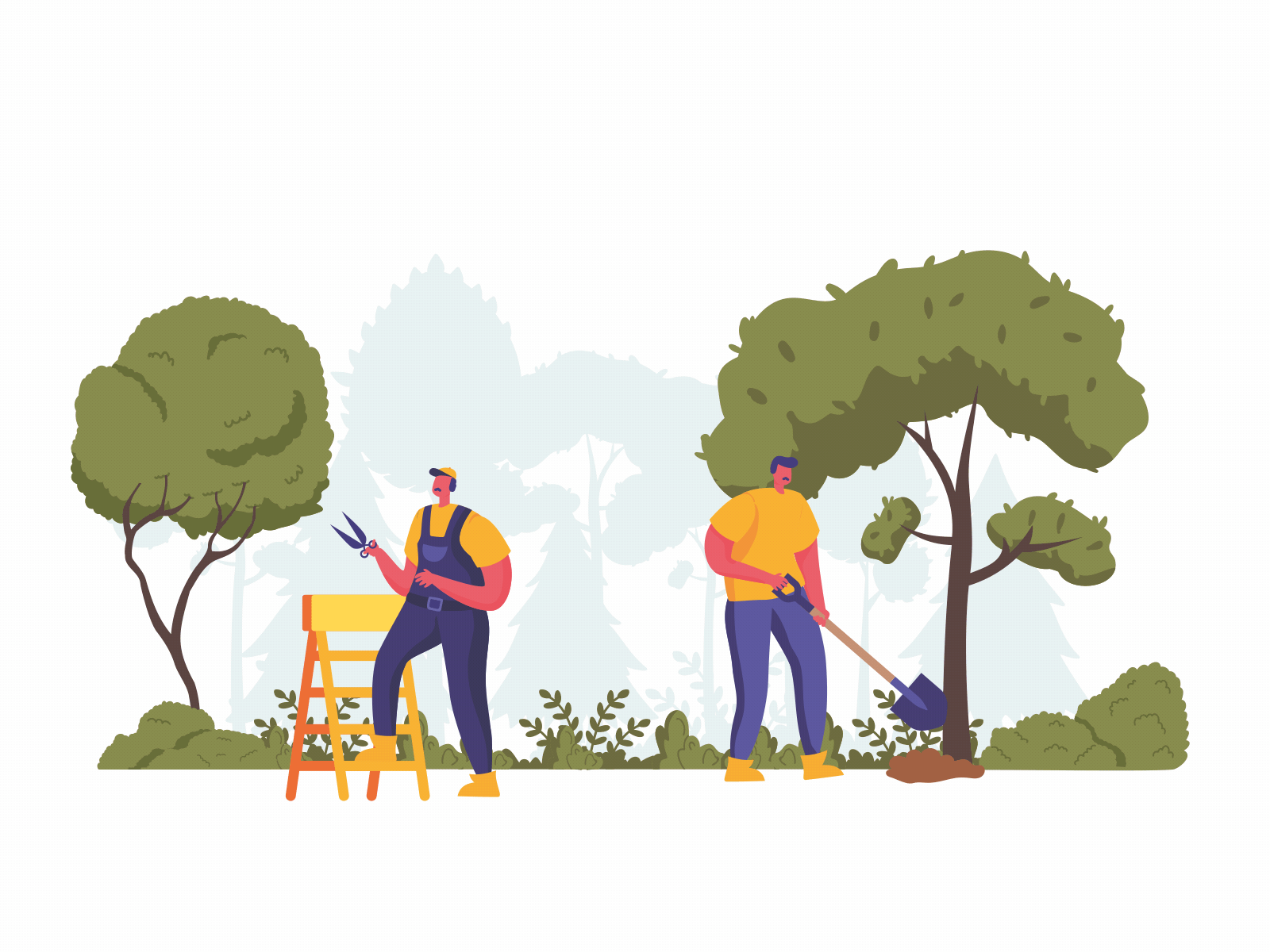 Farming and gardening banner by Dima Oris on Dribbble