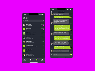 Direct Messaging - Daily UI :: 013 013 chat chat app concept daily ui 013 dailyui dailyui 013 dailyui013 dailyuichallenge design direct direct messaging directmessaging message app messaging messaging app messenger ui ui design