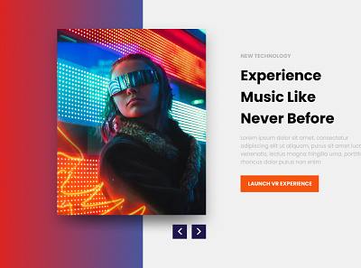 Experience Music Concept concept design figma future music ui vr