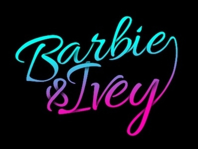 Barbie & Ivey No.2 80s band branding concept logo logotype music pop