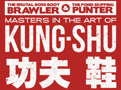 Kung-Shu burnie burns chinese fight gavin free humor kung fu poster rooster teeth rt life typography
