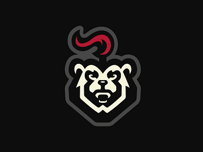 Panda mascot logo