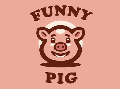 Funny Pig branding design esports esports logo illustration logo logotype mascot logo pig vector