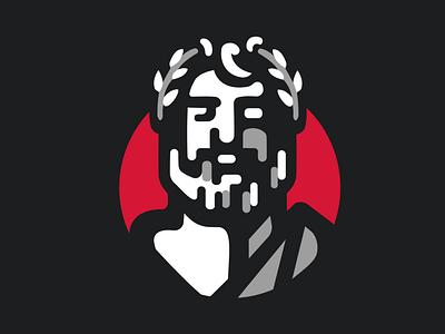 Greek philosopher logo by Morcoil on Dribbble