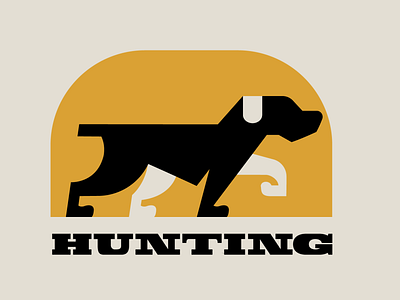 Hunting dog logo 1 design dog esports hungry hunter hunting illustration logo logotype mascot logo minimalism minimalist logo puppy red