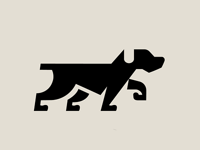 Hunting dog logo 1 animal design esports hand lettering home hunter hunting hunting dog illustration logotype minimalist