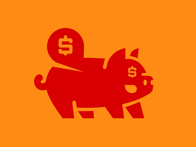 Pig logo 2 animal animal illustration branding demon design illustration logotype mascot logo pig pigeon piggy bank piggybank red skull ux