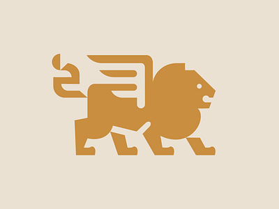 Winged lion logo 2 animal branding design esports esports logo illustration lion lion logo logotype mascot logo minimalism typography vector winged