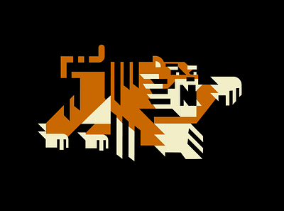 Tiger illustration 5 / Swipe 3d animal animation branding design esports graphic design illustration logo logotype mascot logo motion graphics tiger ui ux vector