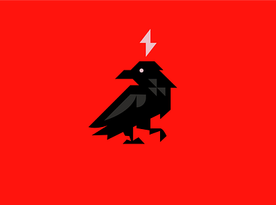 Raven logo 3d animal animation bird branding crow design esports graphic design illustration light logo logotype mascot logo motion graphics raven ui ux vector