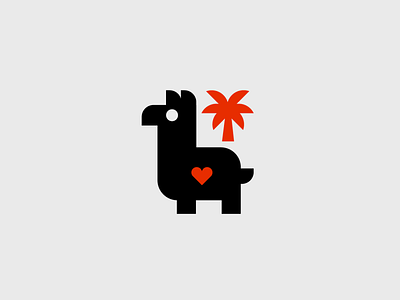 Llama with heart 1