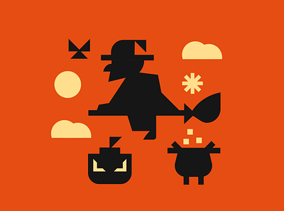 Happy Halloween 3d animation branding design esports graphic design halloween illustration logo logotype mascot logo ui ux vector witch