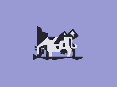 Cow 3d animal animation branding cow design esports graphic design illustration logo logotype mascot logo motion graphics rock ui vector