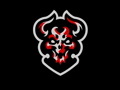 Demon 3d animation branding dark demon design esports evil graphic design hell illustration infernal logo logotype mascot logo motion graphics red ui ux vector