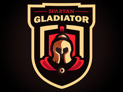 Spartan Gladiator mascot logo