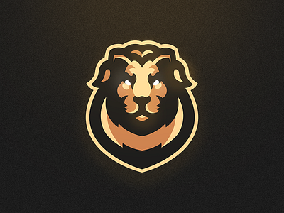 Lion mascot logo