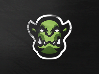 Orc mascot logo branding design esports esports logo illustration logo logotype mascot logo orc vector