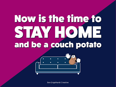 Stay Home No 1 illustration illustrator photoshop simple stay home type design typography vector