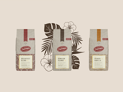 PapaNicholas Coffee branding coffee coffee bag coffee packaging design graphic design heritage illustration packaging vintage