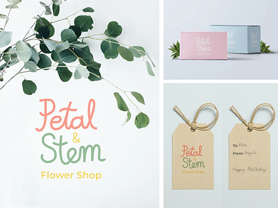 Petal & Stem Flower Shop Branding