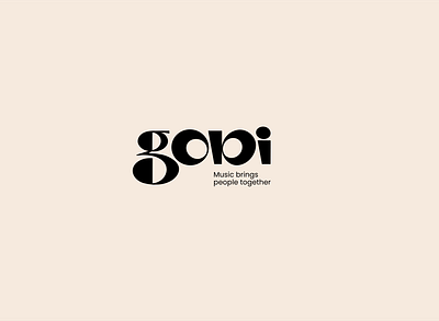 Godi Logotype branding design font logo logotype typeface typography vector