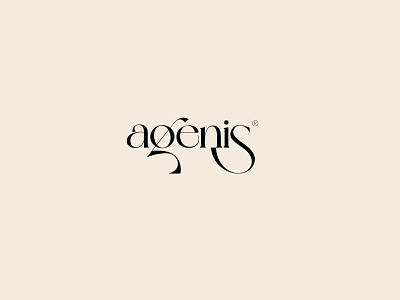 Agenis Logotype bags branding design fashion font logo logotype typeface typography vector