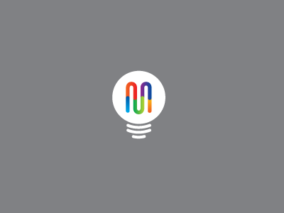 We have an idea! branding color lightbulb logo tech