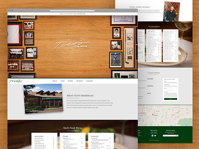 Tico's Steakhouse design web