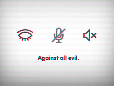 No evil. digital evil icons