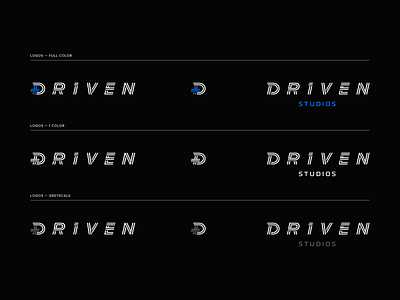 Driven Studios Logo Set