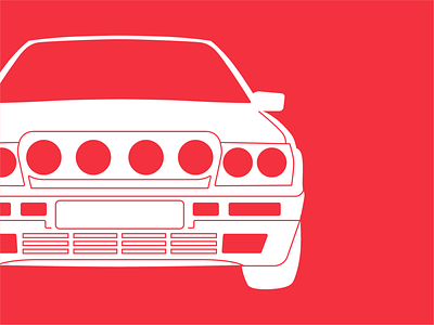 89' Lancia Delta Integrale 80s automotive car group b illustration integrale lancia pattern rally