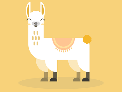 Jolly Alpaca art branding flat icon illustration illustrator logo vector web