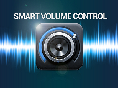 Smart Volume Control - Android app icon android app design google graphic icon illustration logo mobile sound voice webdesign