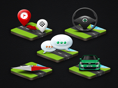 WD Fleet - Android app icons android app car design dispatch graphic icon illustration mobile navigation ui vehicle