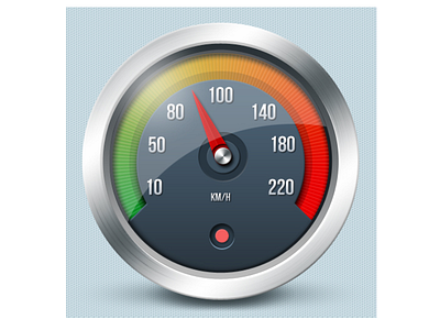 Tachometer icon - Czech Point System android app car design graphic icon illustration ios mobile speed speedometer tachometer