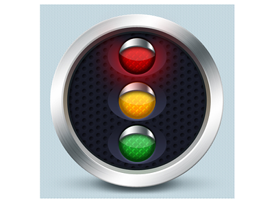 Traffic lights icon - Czech Point System android app design graphic green icon illustration ios lights mobile red traffic