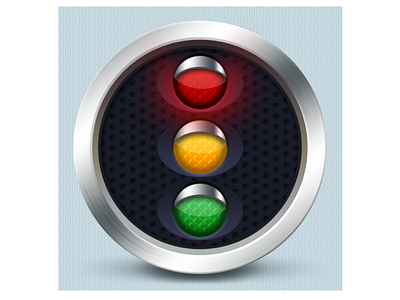 Traffic lights icon - Czech Point System
