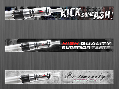 Electronic cigarette - banners
