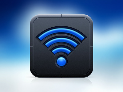 Wi-Fi Android app icon first sketch - upcoming project