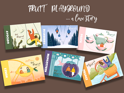 a series of Fruit Playground