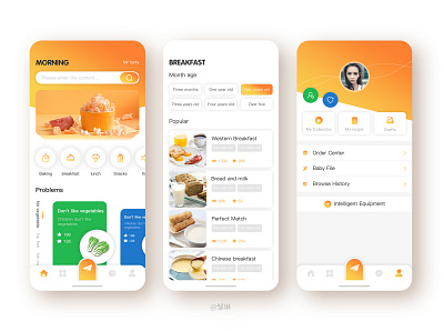 美食app练习 design ui