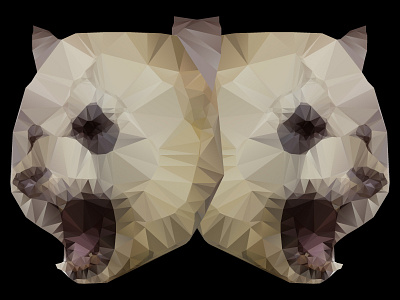 Pandawinner1 challenge illustrator polygon t shirt tee. threadless