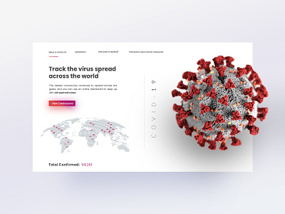 Virus  COVID-19  Web concept