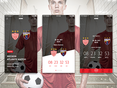 Sport App (re)design soccer soccer app sport app sports theconnectedfan