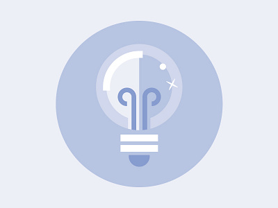 Lightbulb illustration lightbulb monochromatic simple