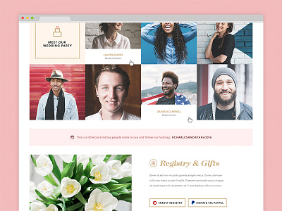 Smith Wedding 2016 gift icon marriage party people web design wedding yay